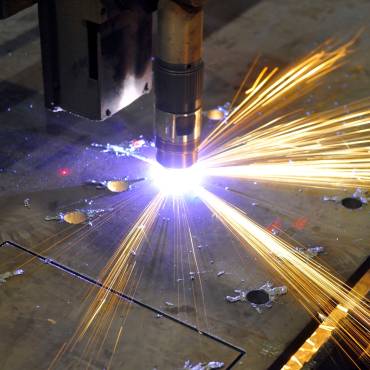 Plasmaschneiden von Metall